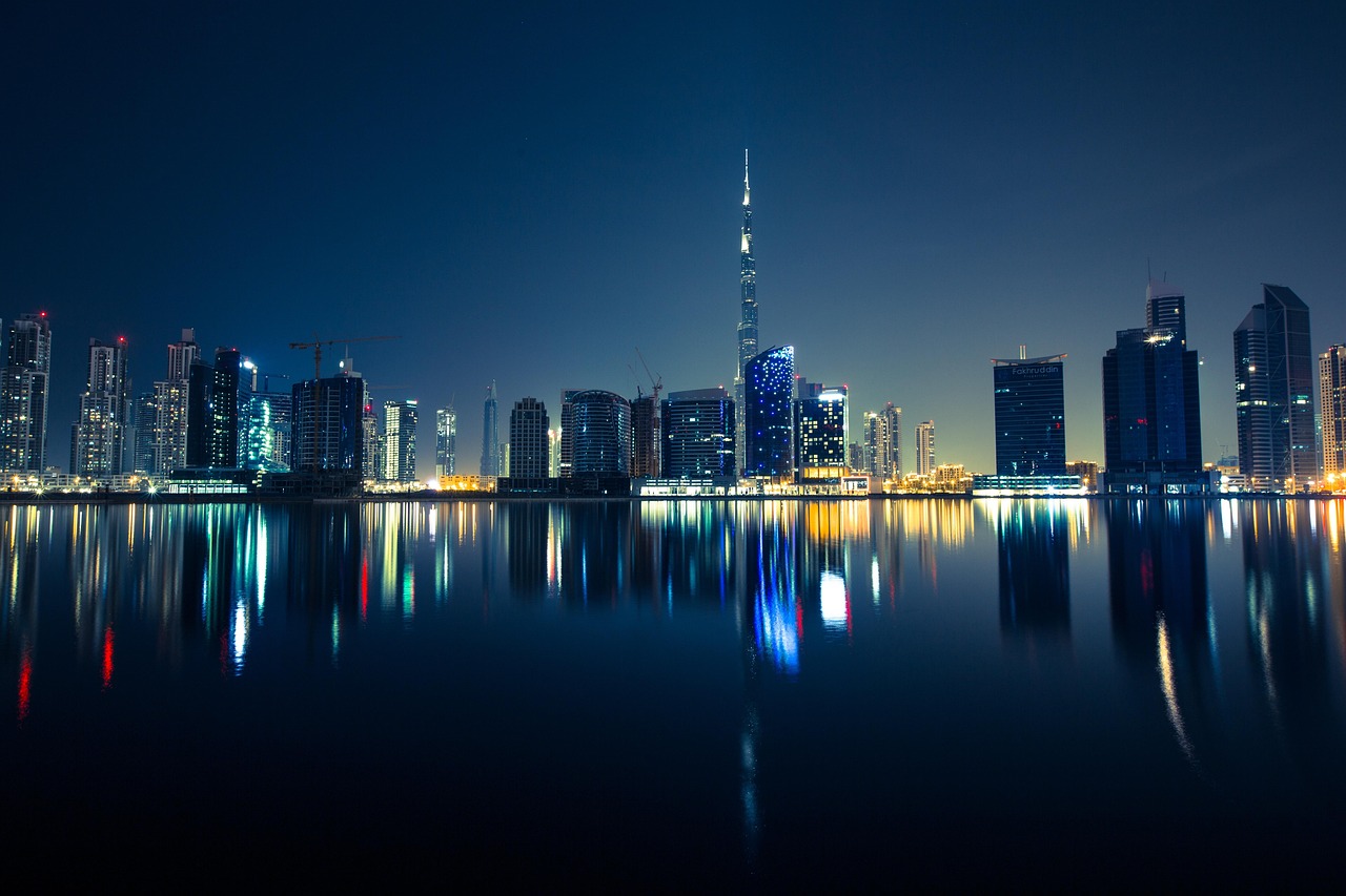 event management company in Dubai landscape night