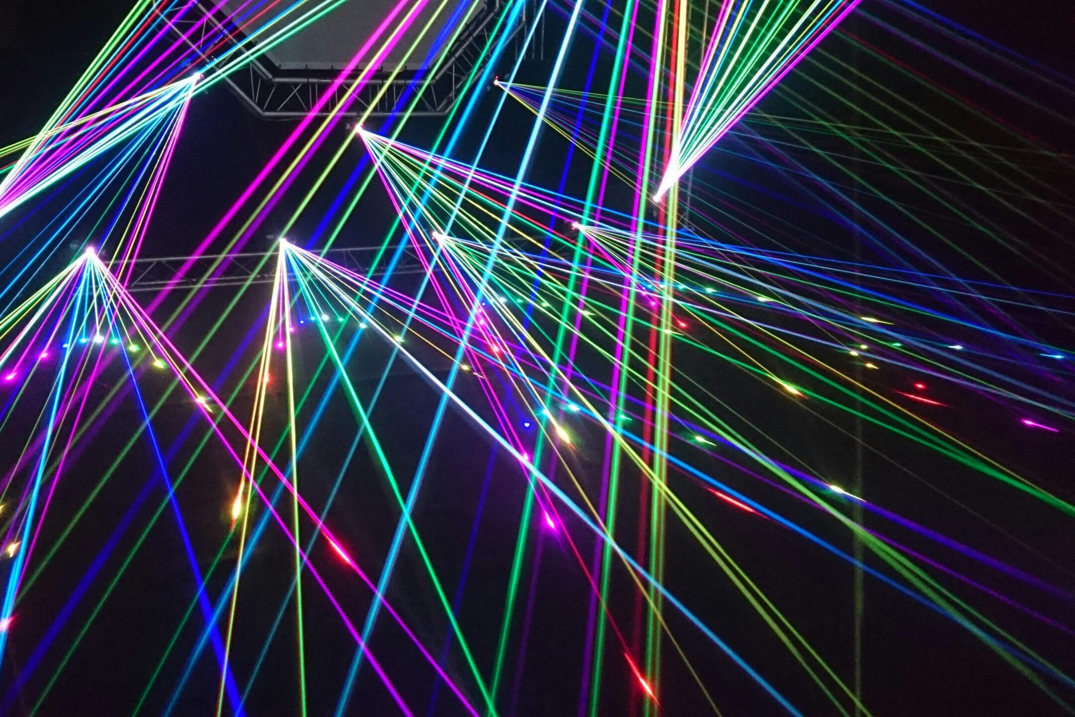 Visual led systems used in event management services